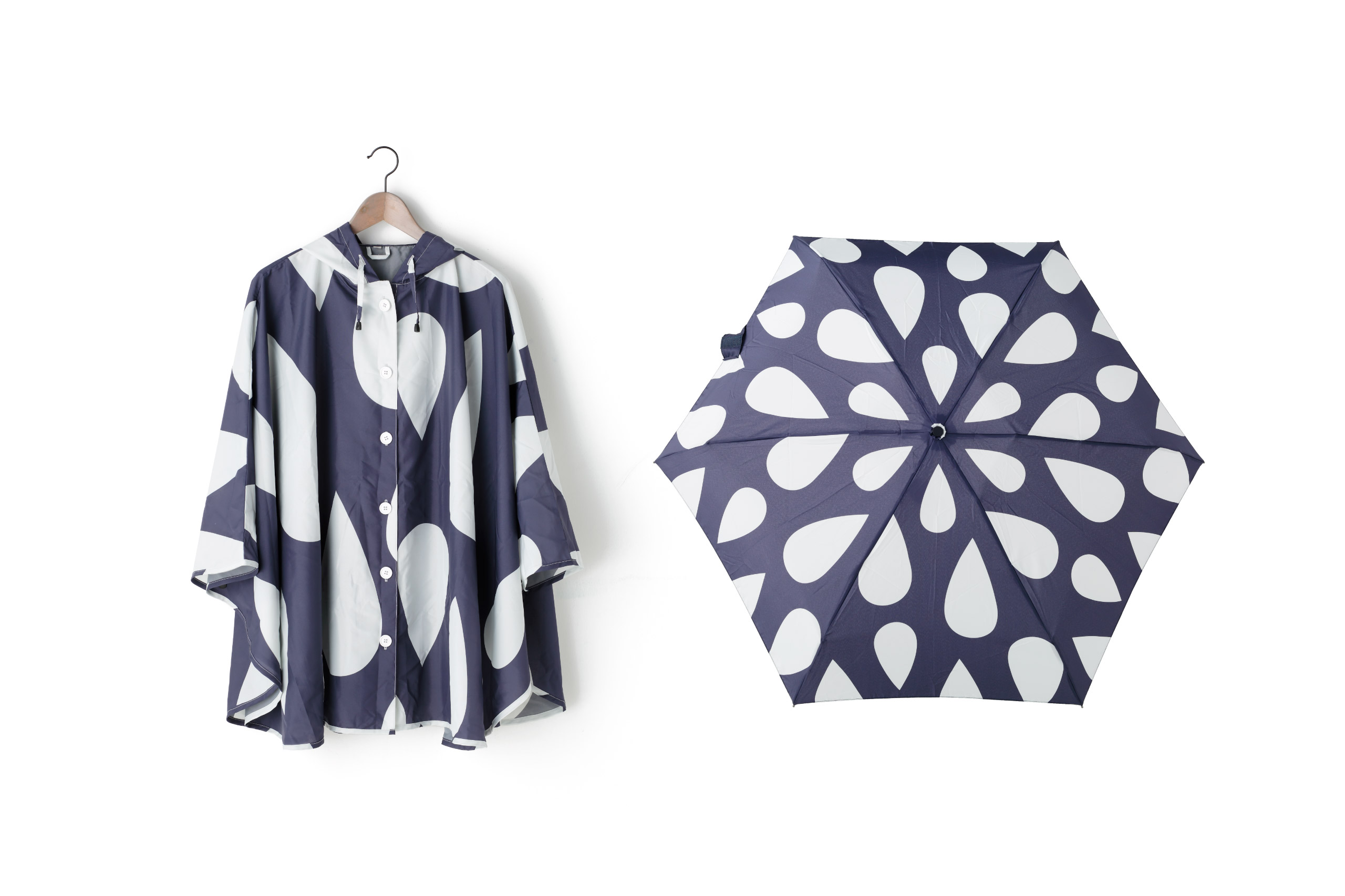 rain poncho,umbrella KUMORI nochi AME 2015