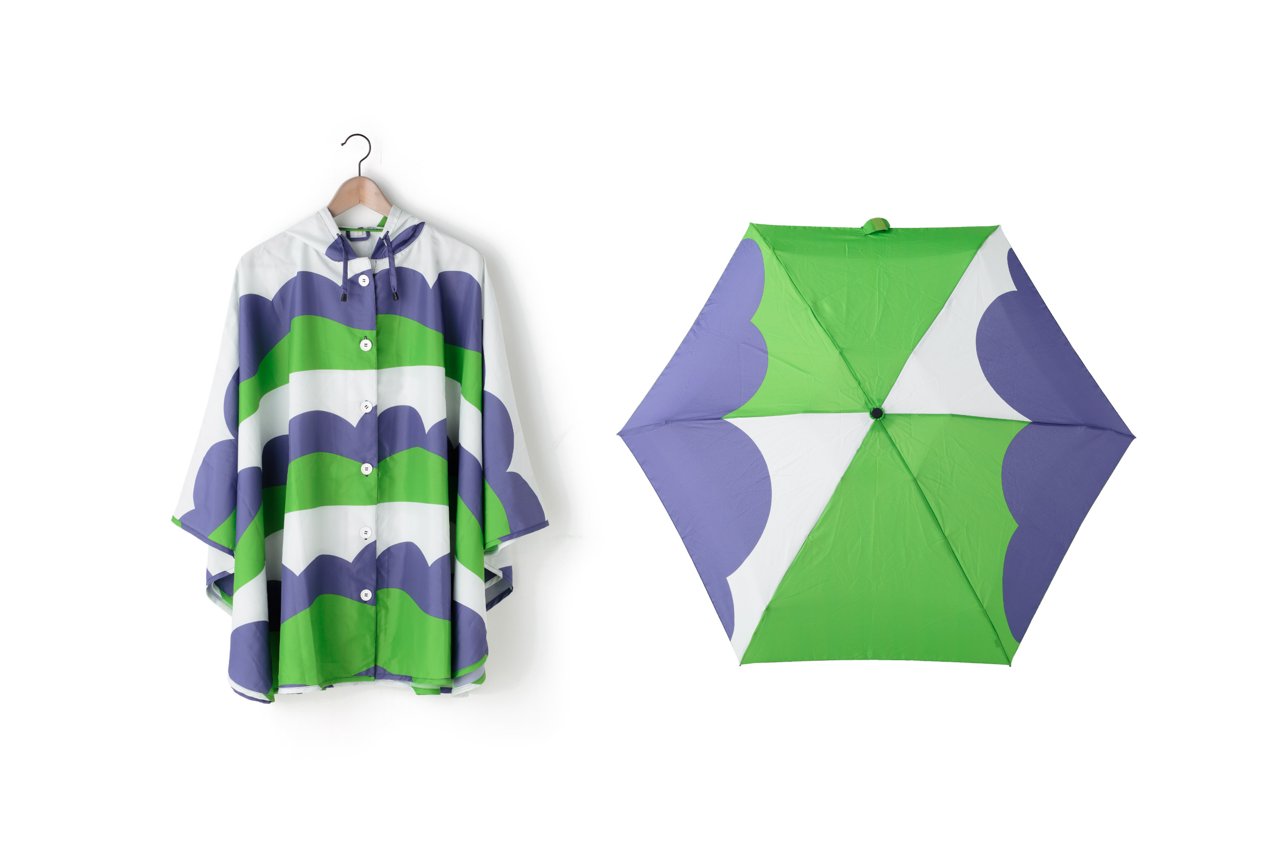 rain poncho,umbrella KUMORI nochi AME 2015