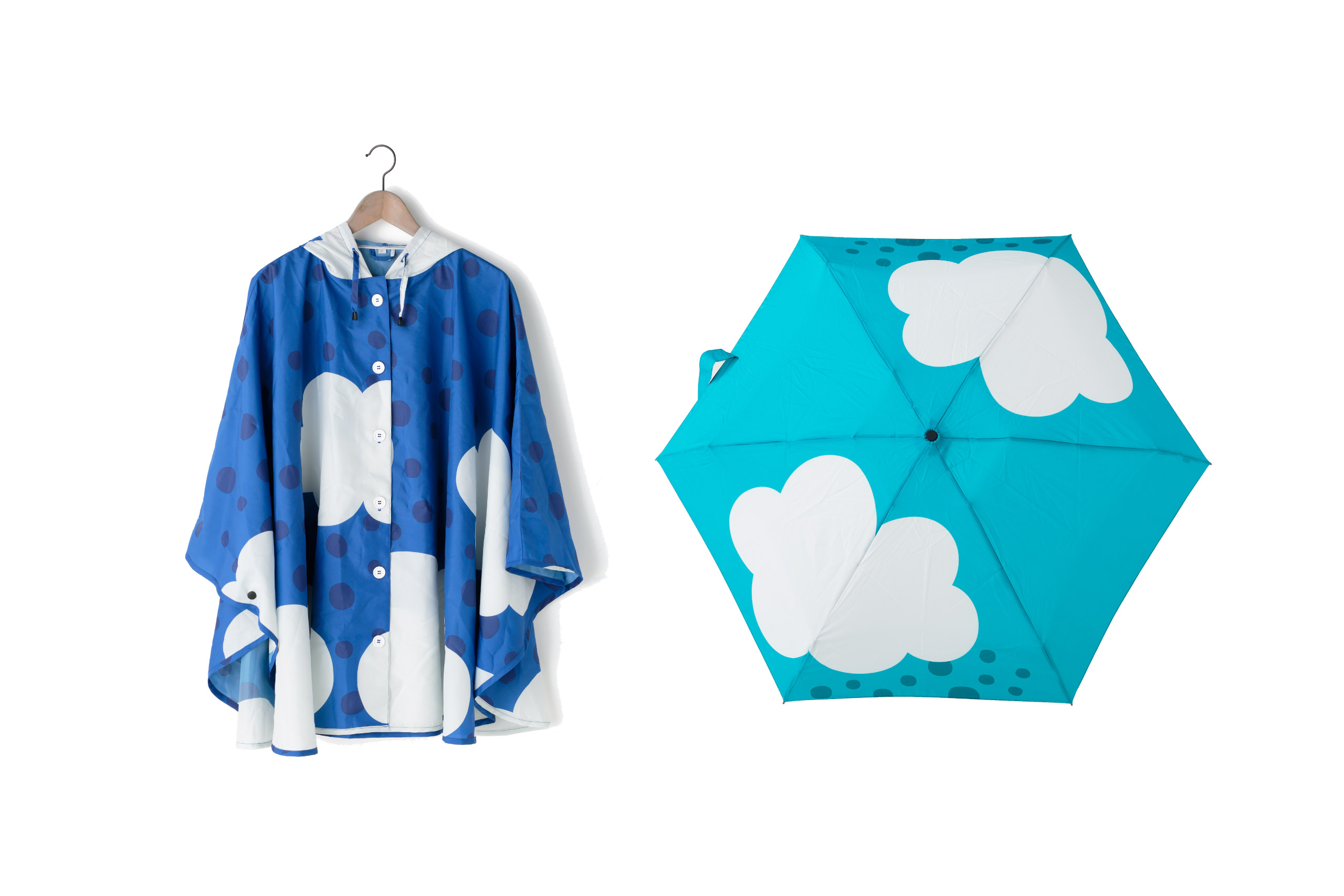 rain poncho,umbrella KUMORI nochi AME 2015